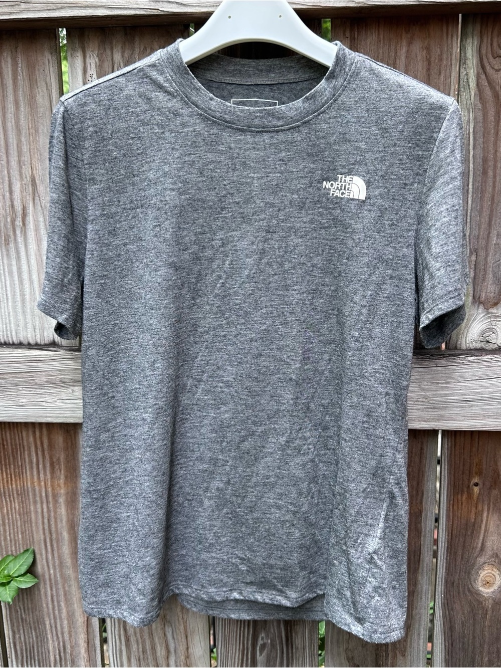 The North Face Gray Heather Short Sleeve Athletic Tee